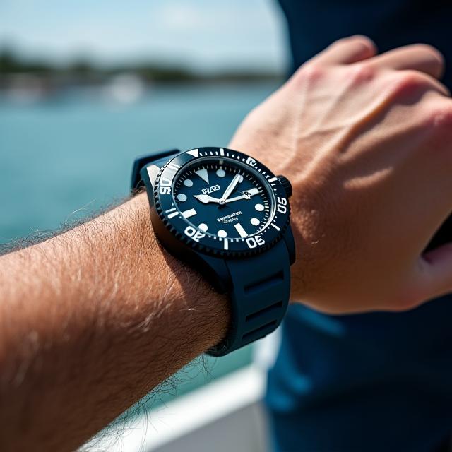 Robust Dive Watch on Wrist